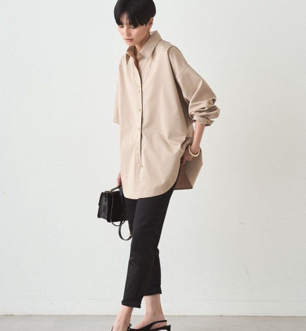  「サテンBIGシャツ」|シャツ・ブラウス|