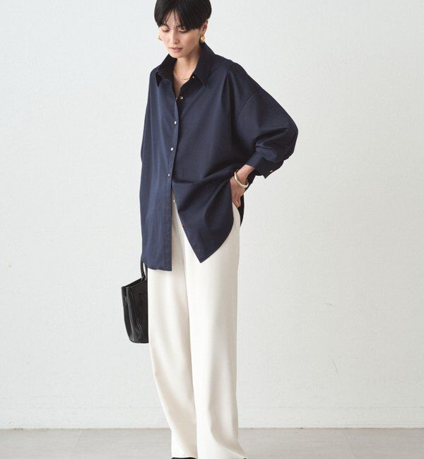  「サテンBIGシャツ」|シャツ・ブラウス|
