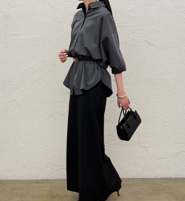  「サテンBIGシャツ」|シャツ・ブラウス|