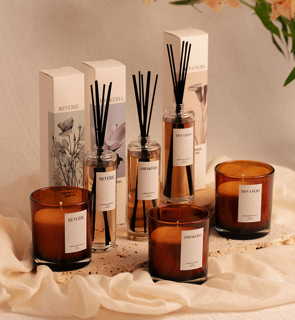 collex「【REMINISCENT OF DREAMS】グラス入りキャンドル」|アロマ・ルームフレグランス|