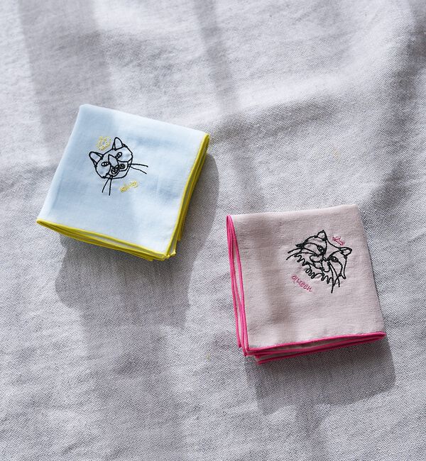 collex「【＋HAyU fabric】 Wガーゼハンカチ 約45&times;45cm」|ハンカチ|