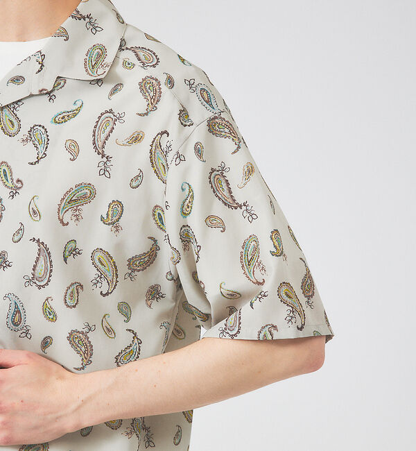 ABAHOUSE「【セットアップ対応】LONGCHAMP 2WAY オープンカラー 半袖 シャツ」|シャツ・ブラウス|