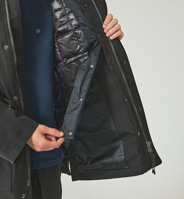 ABAHOUSE「【TAION / タイオン】コラボレーション 3WAY フーデットブルゾン /」|ブルゾン・スタジャン|