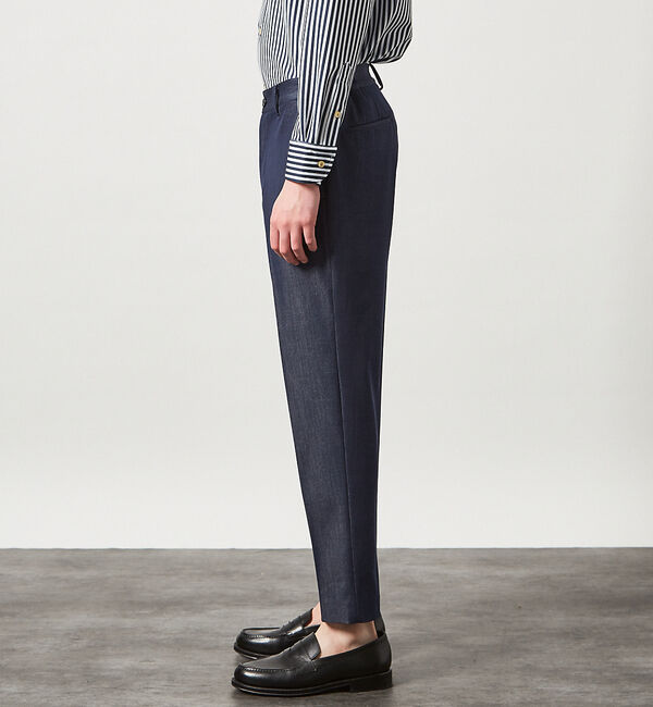 ABAHOUSE「デニムライク スリムテーパード スラックス」|その他|