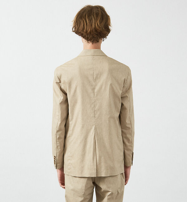 ABAHOUSE「【セットアップ対応/FLEX JACKET】スーパーストレッチ リネンブレンド」|テーラードジャケット|