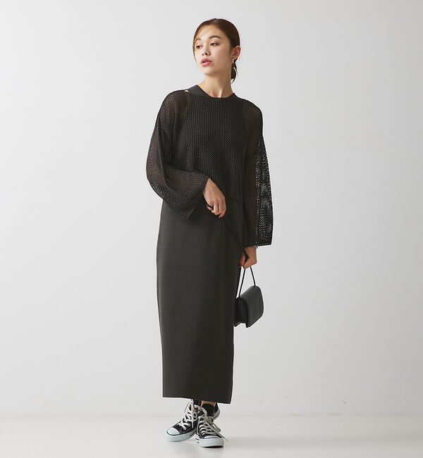 Rouge vif「シアーニット アンサンブルワンピ」|ワンピース|