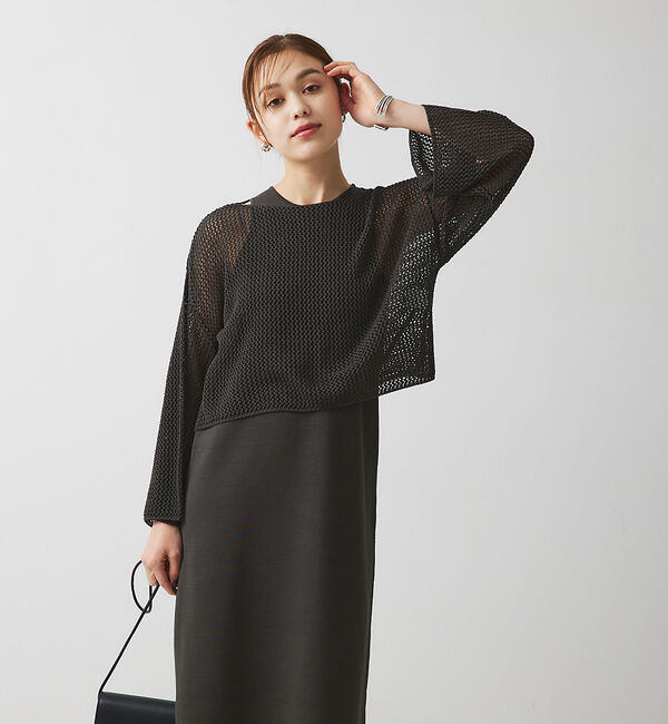 Rouge vif「シアーニット アンサンブルワンピ」|ワンピース|