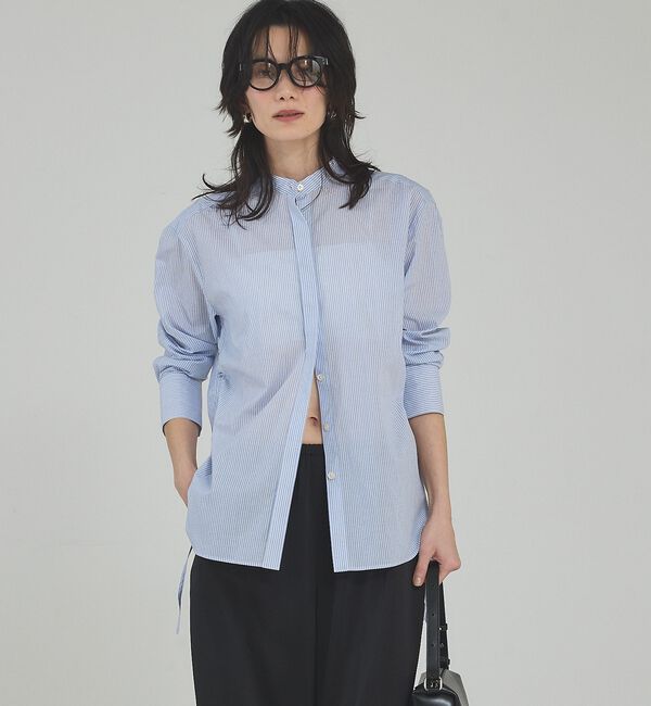 qualite「ウエストドロストシャツ」|シャツ・ブラウス|