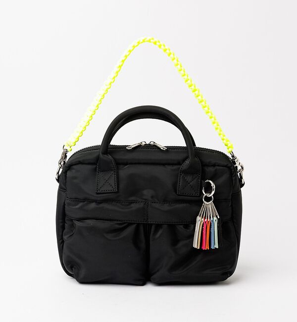 NOMINE「【cheek】w pocket 3way boston カラーコードハンドル 3」|ボストンバッグ|