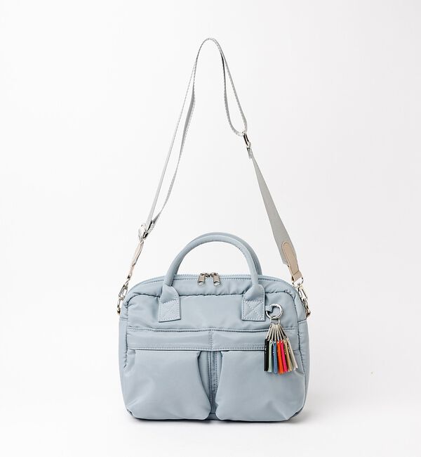 NOMINE「【cheek】w pocket 3way boston カラーコードハンドル 3」|ボストンバッグ|