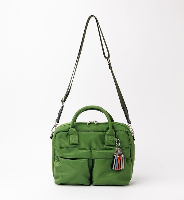 NOMINE「【cheek】w pocket 3way boston カラーコードハンドル 3」|ボストンバッグ|