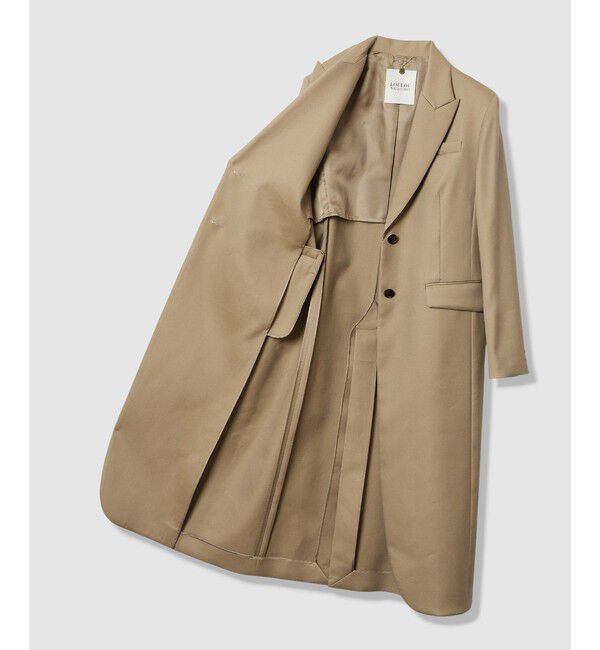 LOULOU WILLOUGHBY「【LOULOU WILLOUGHBY】ビスコースツイルチェスターコート」|ダッフルコート|