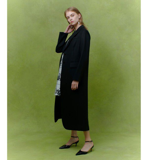 LOULOU WILLOUGHBY「【LOULOU WILLOUGHBY】ビスコースツイルチェスターコート」|ダッフルコート|