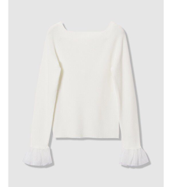 allureville「２WAYネックフリルカフプルオーバー」|ニット・セーター|