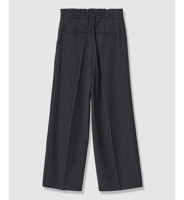 allureville「ＴＷストライプウェストタックパンツ」|チノ|