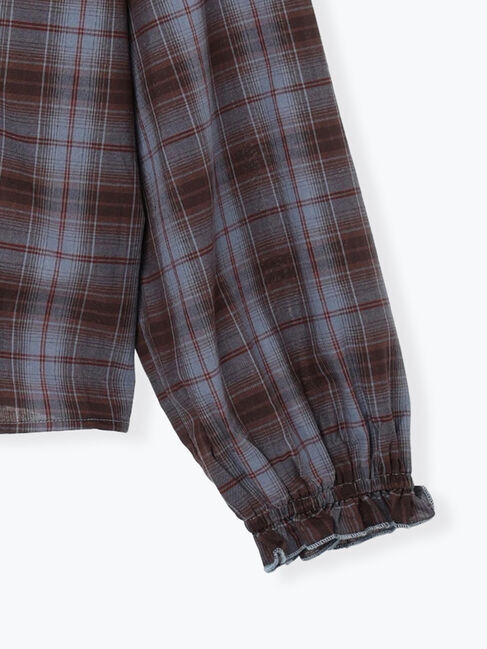 Samansa Mos2「フリル襟ブラウス」|シャツ・ブラウス|