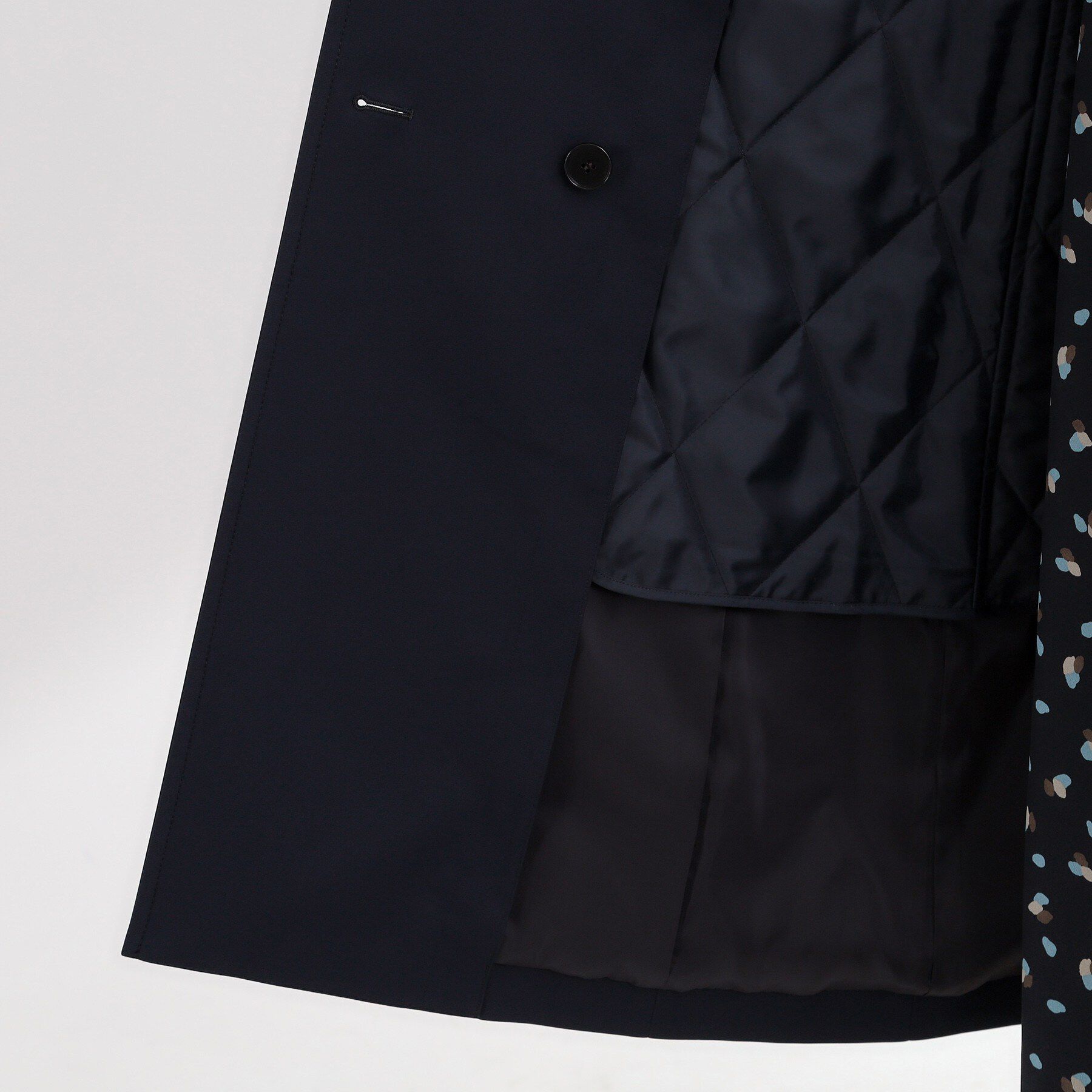 Reflect「【フォーマル／通勤にもおすすめ／ライナー取り外し可】中綿ライナー付トレンチコート」|トレンチコート|