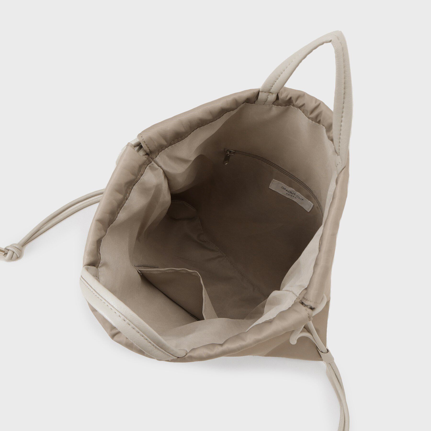 OPAQUE.CLIP「【A4サイズ対応】フロントポケットデザインナップザック」|リュック|