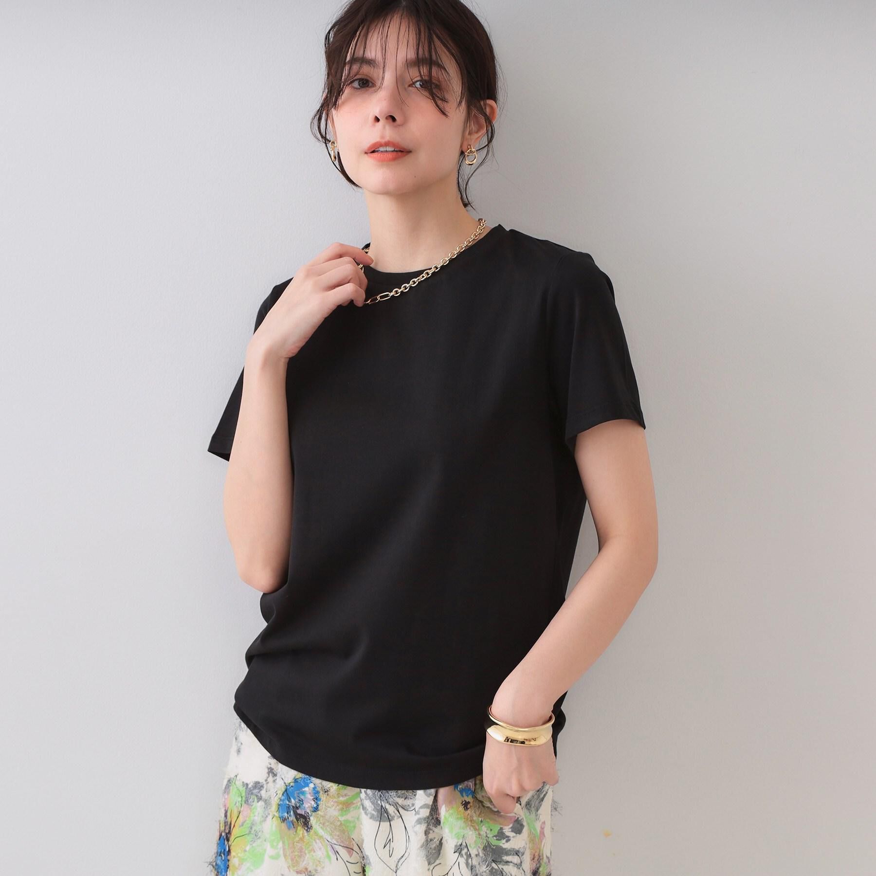 OPAQUE.CLIP「《5色展開》ベーシックTシャツ【洗濯機洗い可/UV/接触冷感】」|Tシャツ・カットソー|