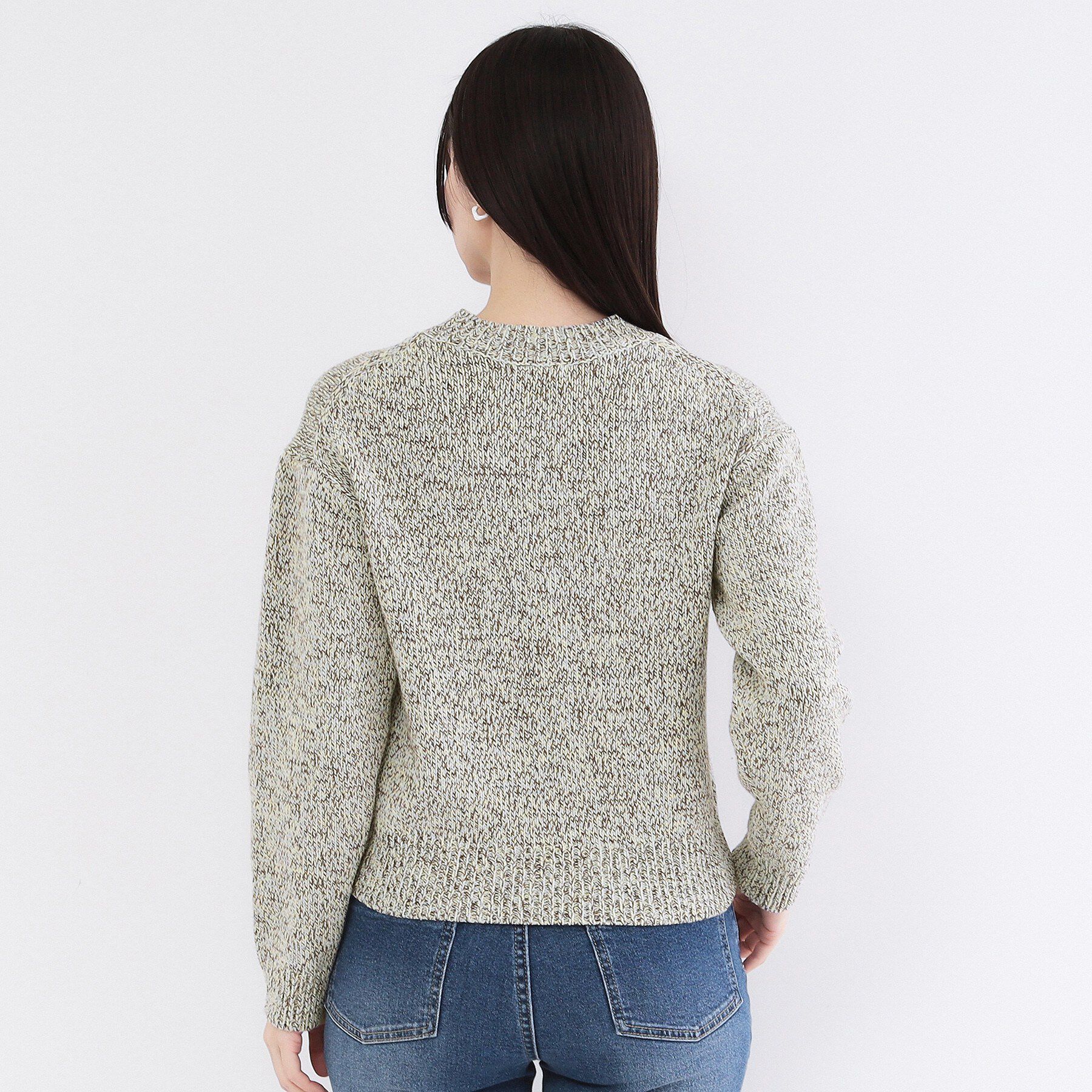 OPAQUE.CLIP「カラーMIXニット【洗濯機OK】」|ニット・セーター|