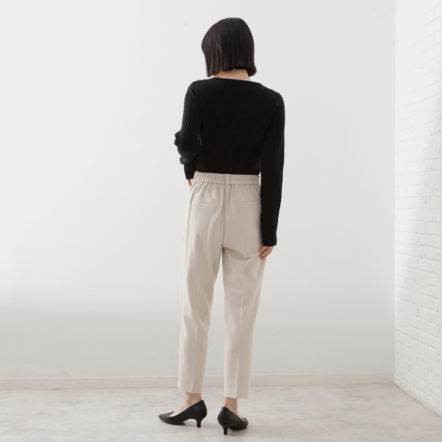 THE SHOP TK「【着丈選べる/XS～XLサイズ】あったか裏起毛テーパードパンツ」|その他|