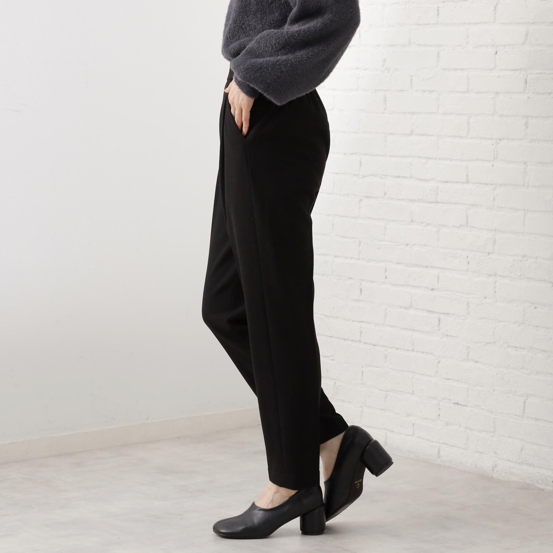 THE SHOP TK「【着丈選べる/XS～XLサイズ】あったか裏起毛テーパードパンツ」|その他|