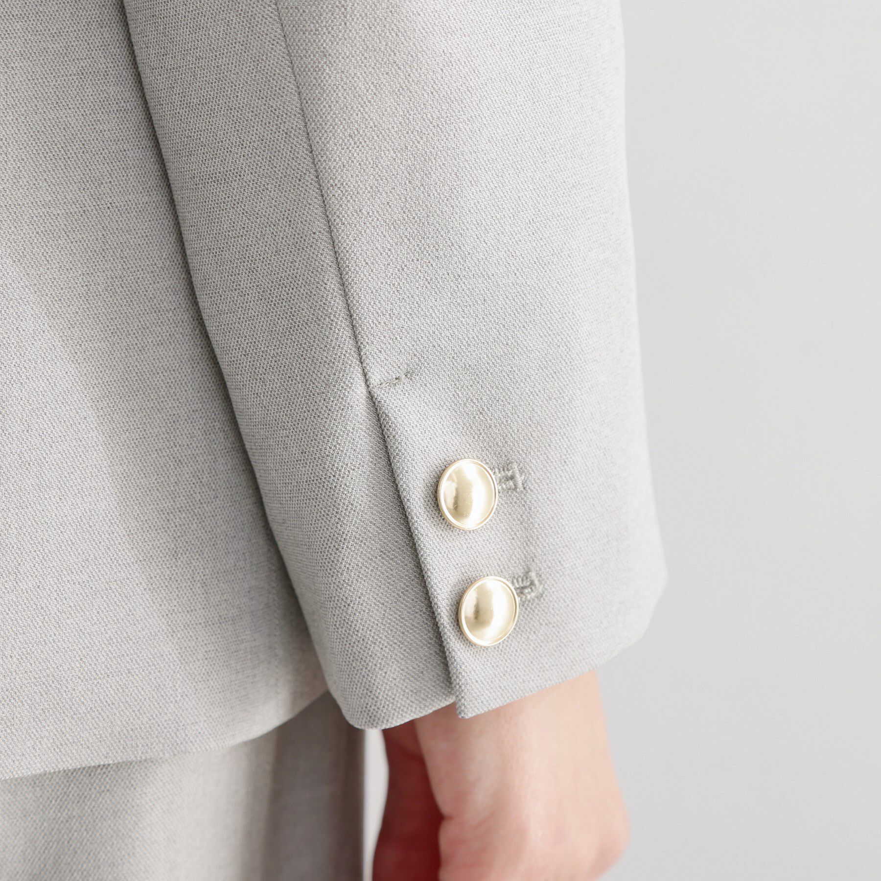 THE SHOP TK「【通勤・セレモニー】CAVIAN 金ボタンダブルブレストジャケット」|テーラードジャケット|