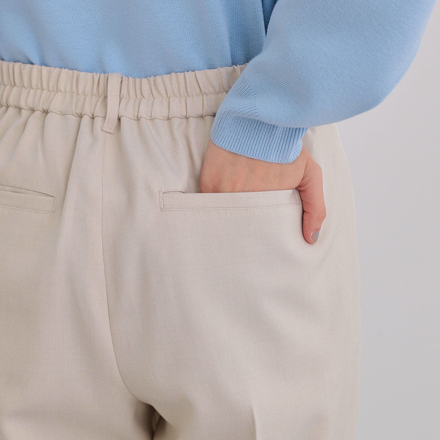 THE SHOP TK「【通勤・セレモニー】CAVIAN ベーシックテーパードパンツ/セットアップ可」|その他|