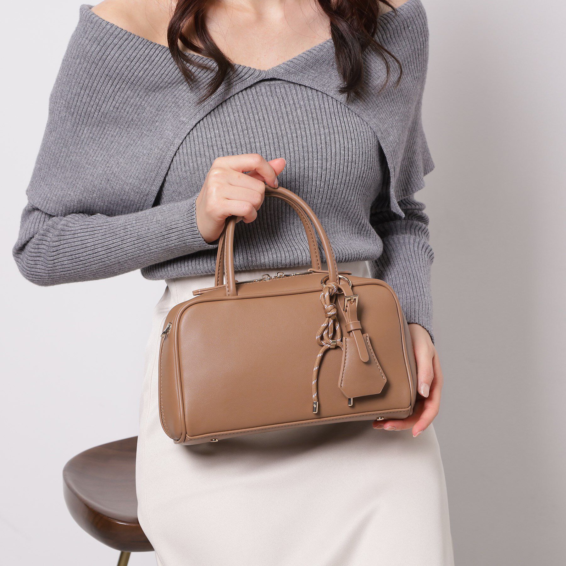 ESPERANZA「チャーム付横長ボストンバッグ」|ボストンバッグ|