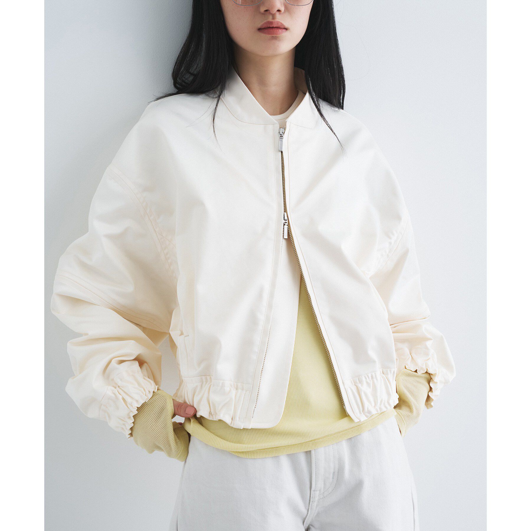 CODE A「satin bomber jacket」|ブルゾン・スタジャン|