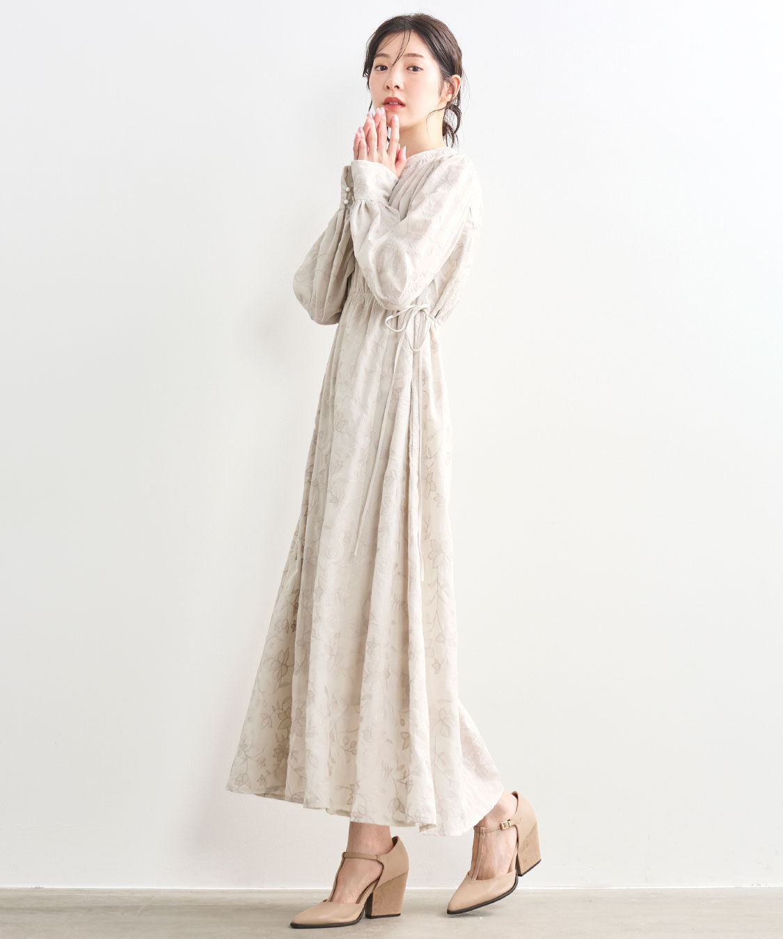 COCO DEAL「エンブロイダリーフレアワンピース」|ワンピース|