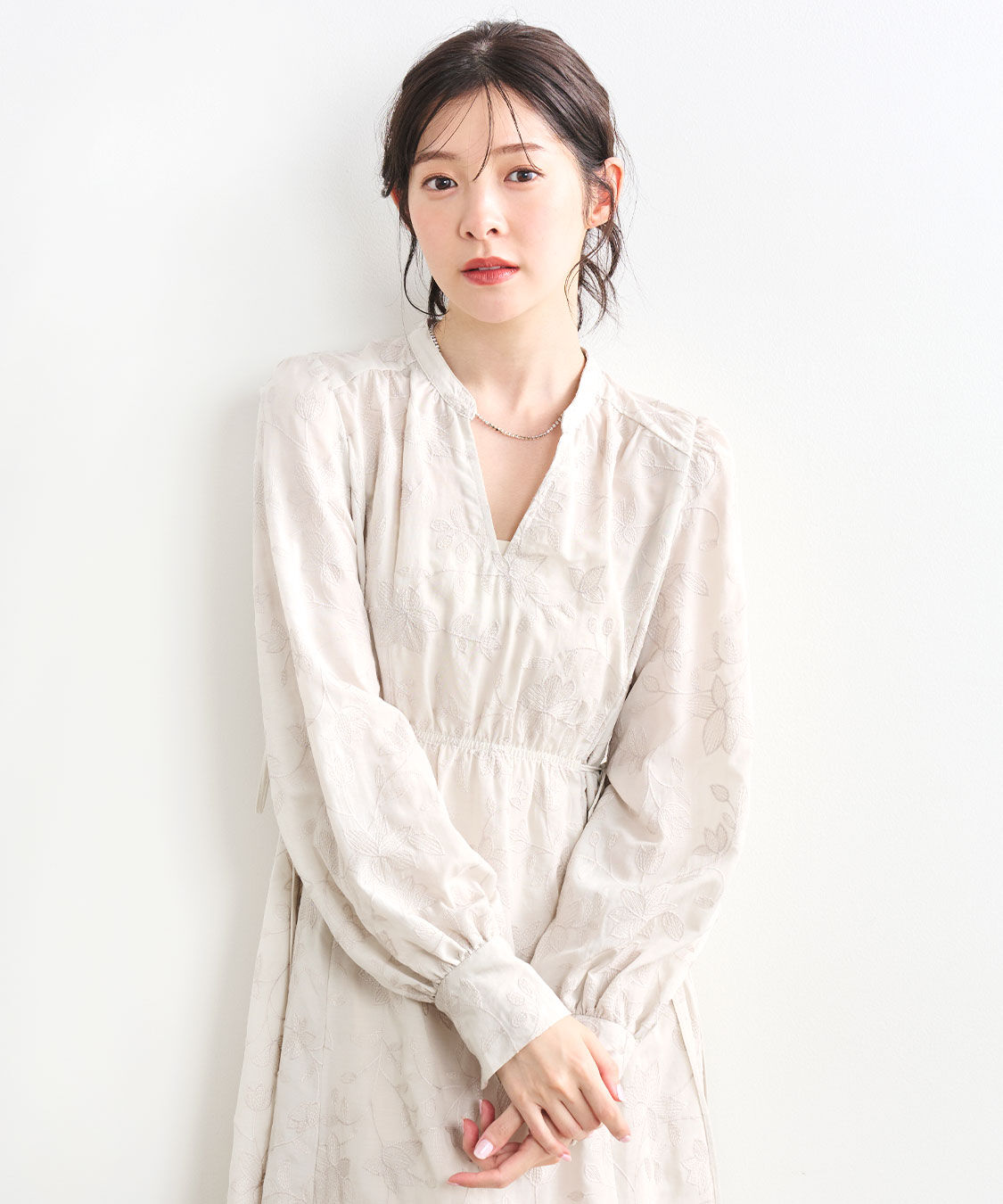 COCO DEAL「エンブロイダリーフレアワンピース」|ワンピース|