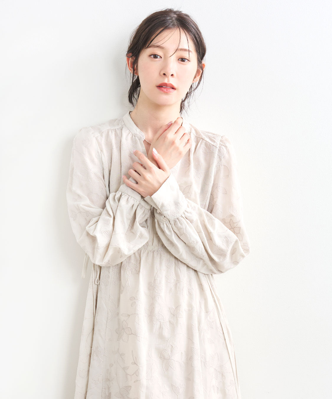 COCO DEAL「エンブロイダリーフレアワンピース」|ワンピース|