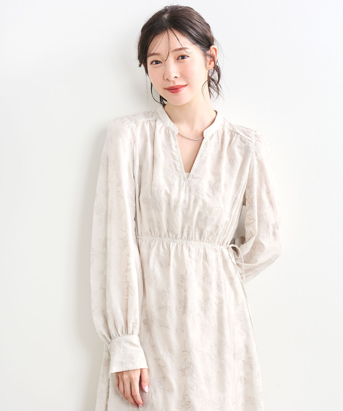 COCO DEAL「エンブロイダリーフレアワンピース」|ワンピース|