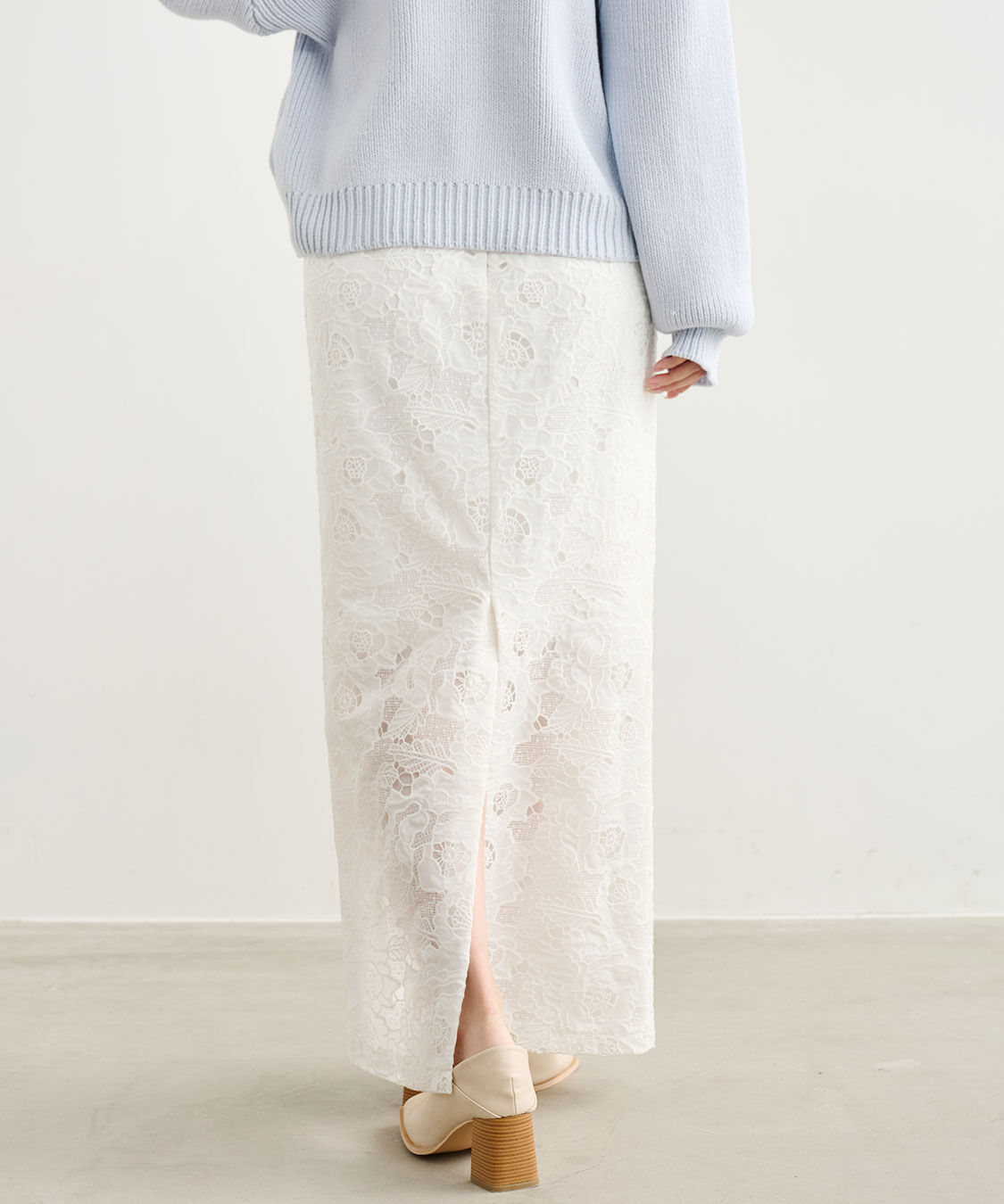 COCO DEAL「レースロングタイトスカート」|スカート|