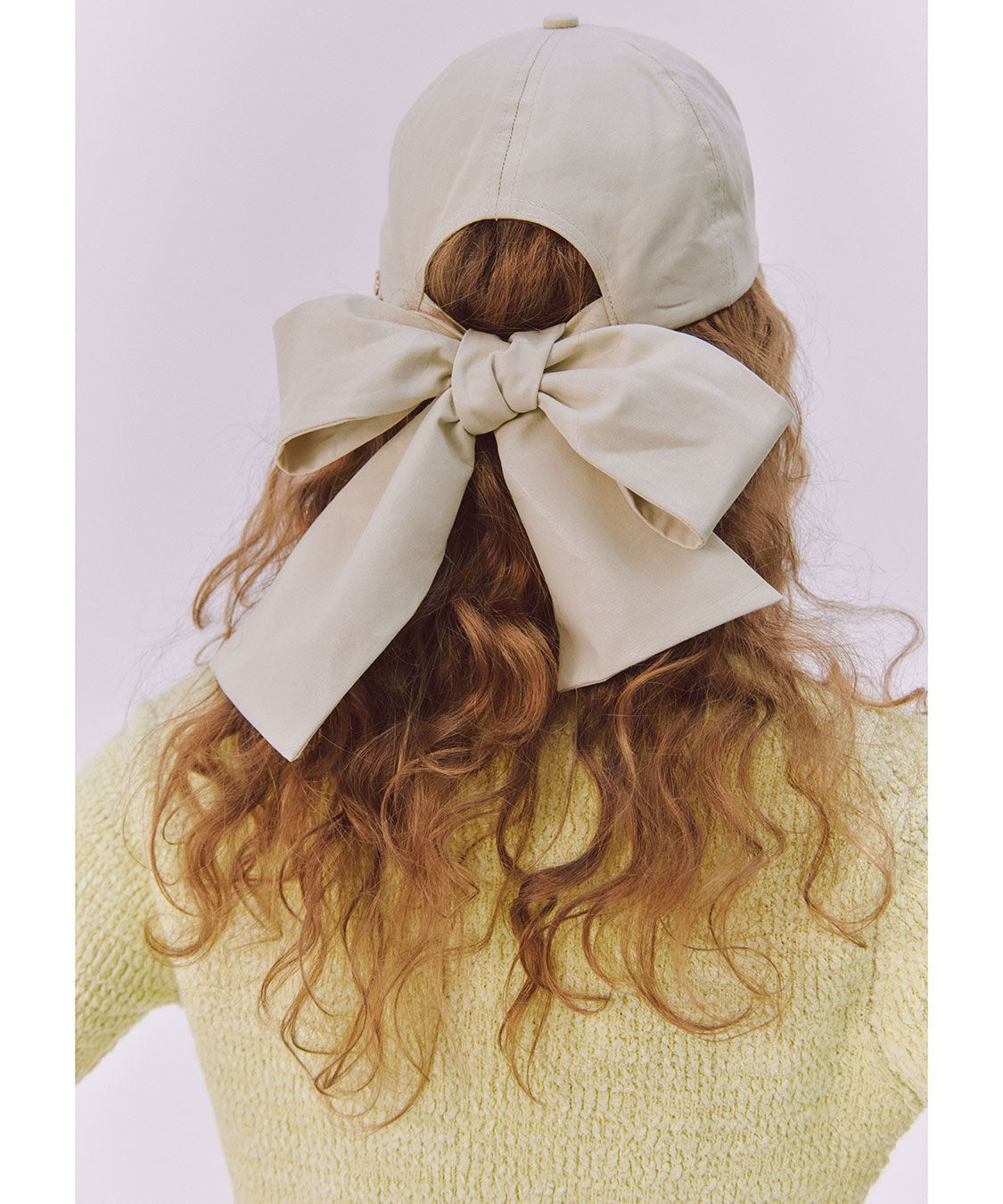 COCO DEAL「バッグリボンキャップ」|キャップ・キャスケット|ベージュ