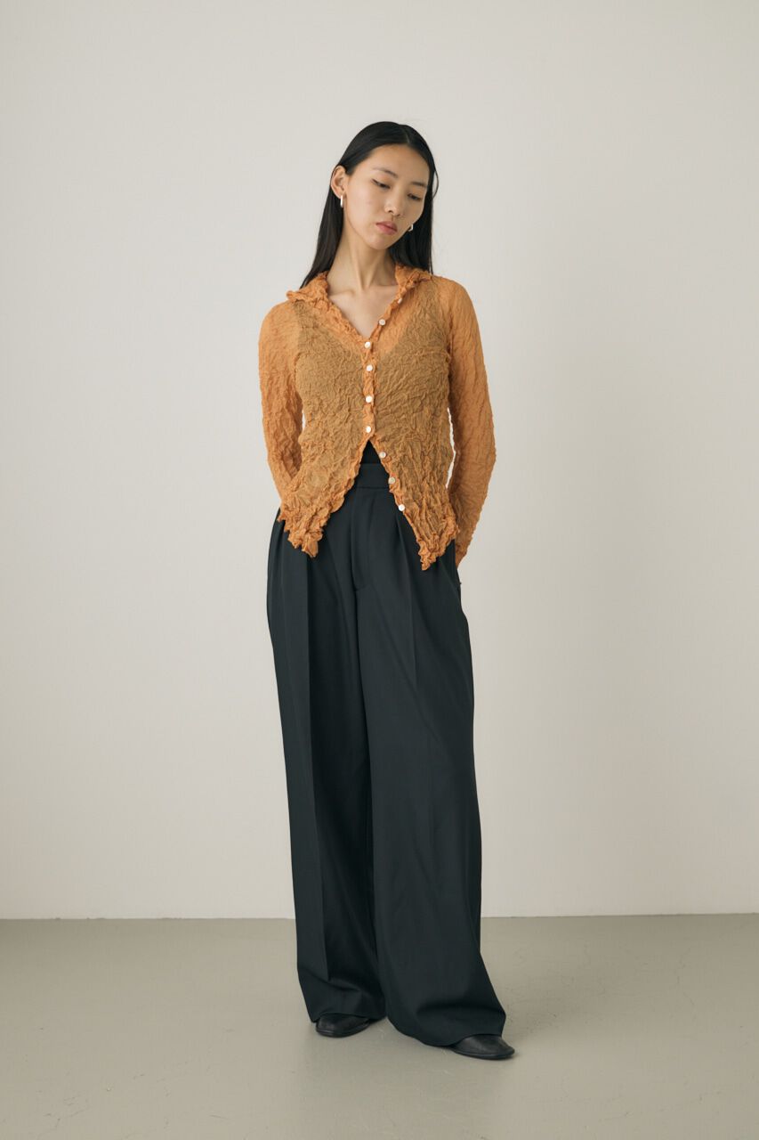 MOUSSY「リンクル２WAYシャツ　リサイクルポリエステル使用」|シャツ・ブラウス|