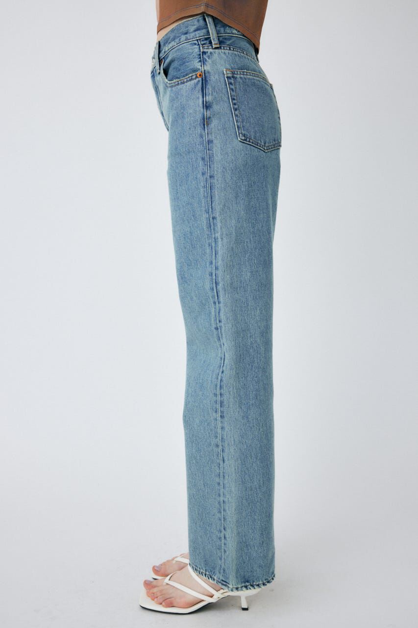 MOUSSY「HIGH WAIST STRAIGHT」|デニム|
