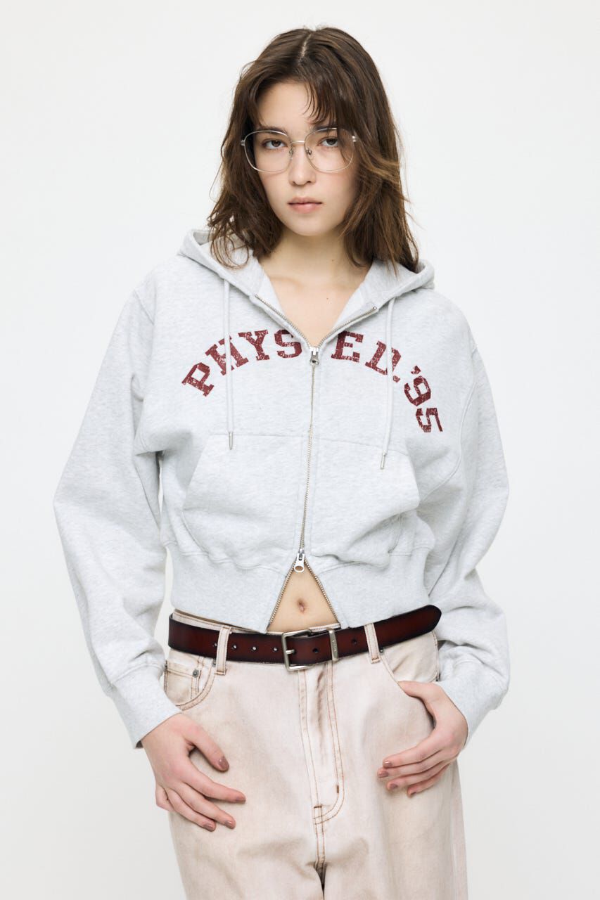 MOUSSY「PHYS. ED. ZIP UP フーディー」|パーカー|T.GRY