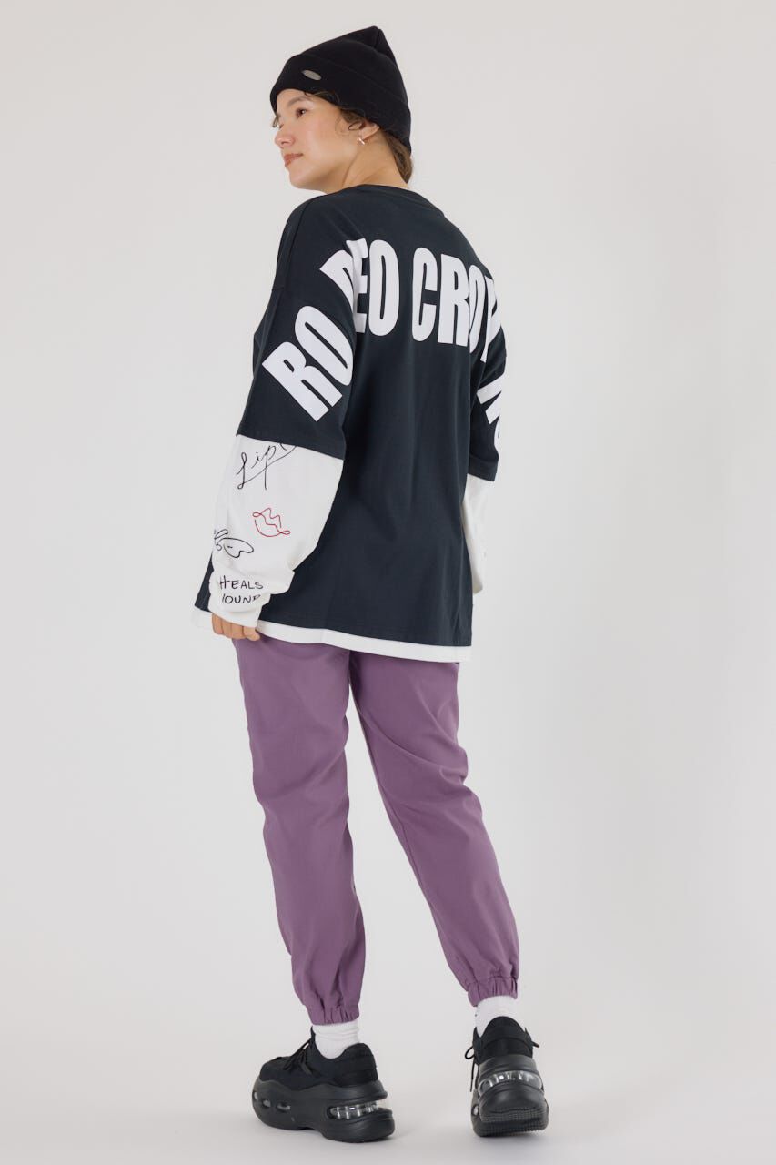 RODEO CROWNS「オーバーロゴレイヤードロングスリーブTシャツ」|Tシャツ・カットソー|