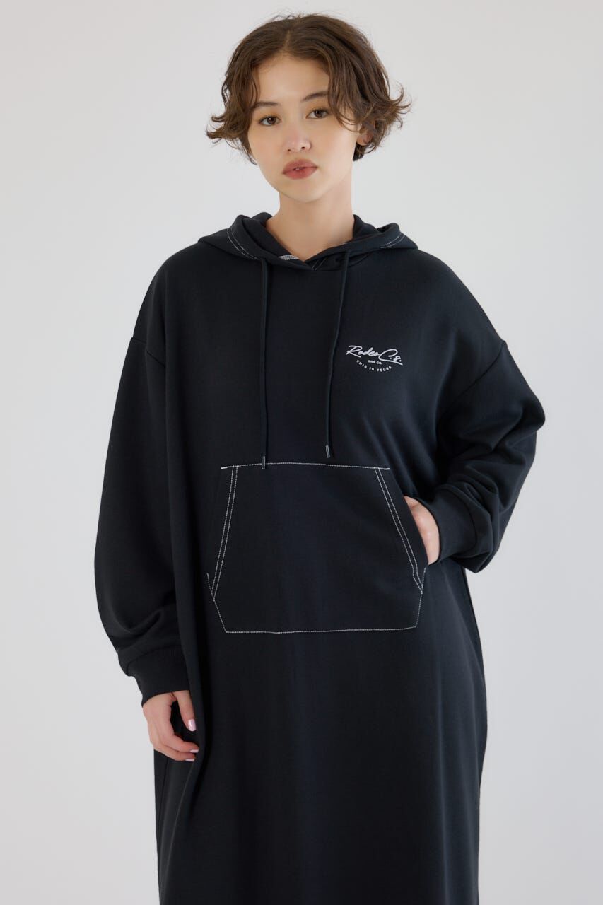 RODEO CROWNS「RCSカラーステッチパーカーワンピース」|ワンピース|