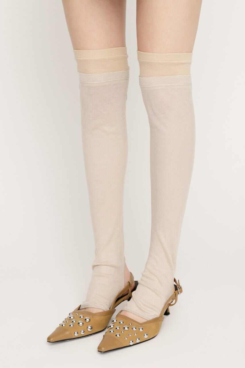 SLY「LAYERED SHEER LEG WARMER」|その他|L/BEG1