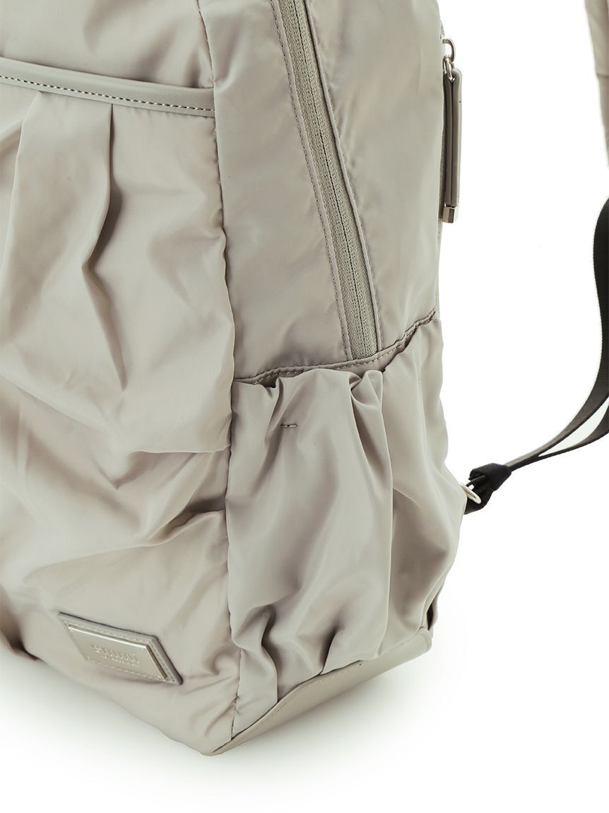 emmi atelier「eco レザーミックスバックパック/撥水」|リュック|