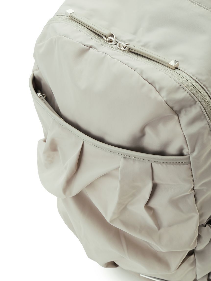 emmi atelier「eco レザーミックスバックパック/撥水」|リュック|