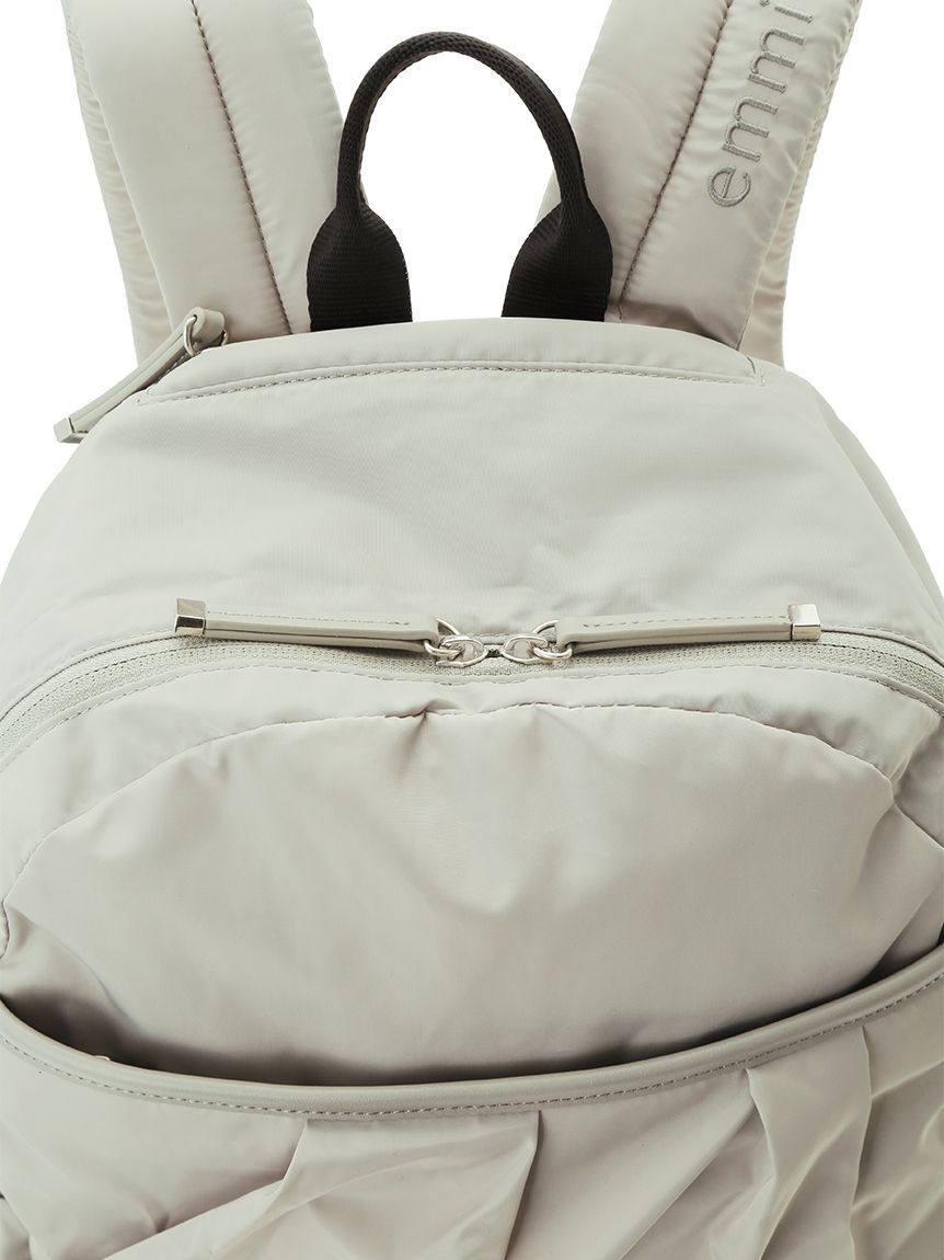 emmi atelier「eco レザーミックスバックパック/撥水」|リュック|