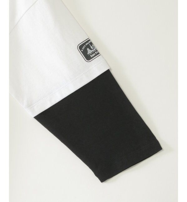 ikka kids「7分袖レイヤードロゴTシャツ（120~160cm）」|Tシャツ・カットソー|