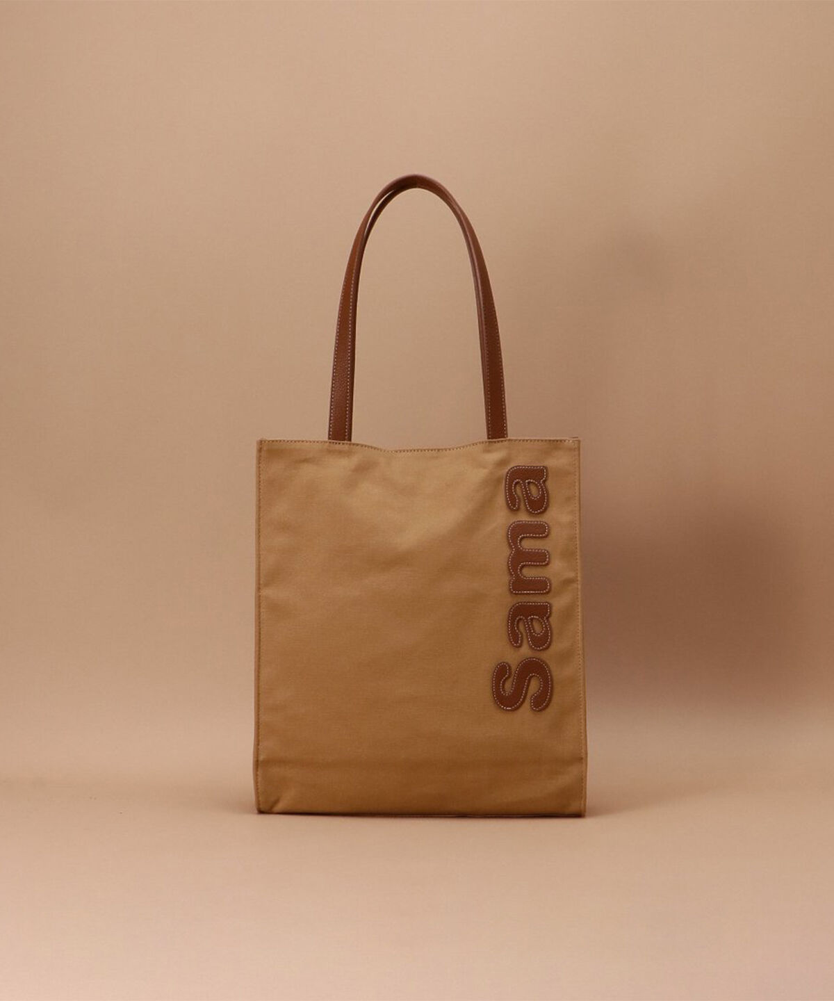 Samantha Thavasa「[ｵﾝﾗｲﾝ&一部店舗限定ｶﾗｰ]ｻﾏﾝｻﾀﾊﾞｻﾊﾟｯﾁﾜｰｸﾄｰﾄ 」|トートバッグ|ブラウン