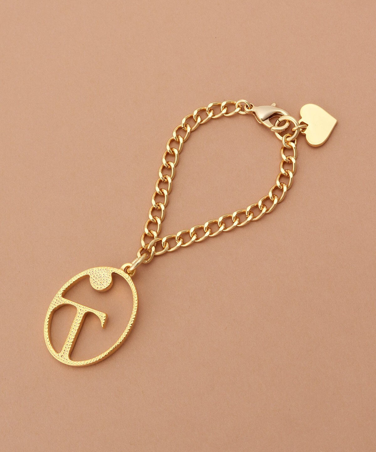 Samantha Thavasa「シンプルイニシャルバッグチャーム T」|チャーム・キーホルダー|