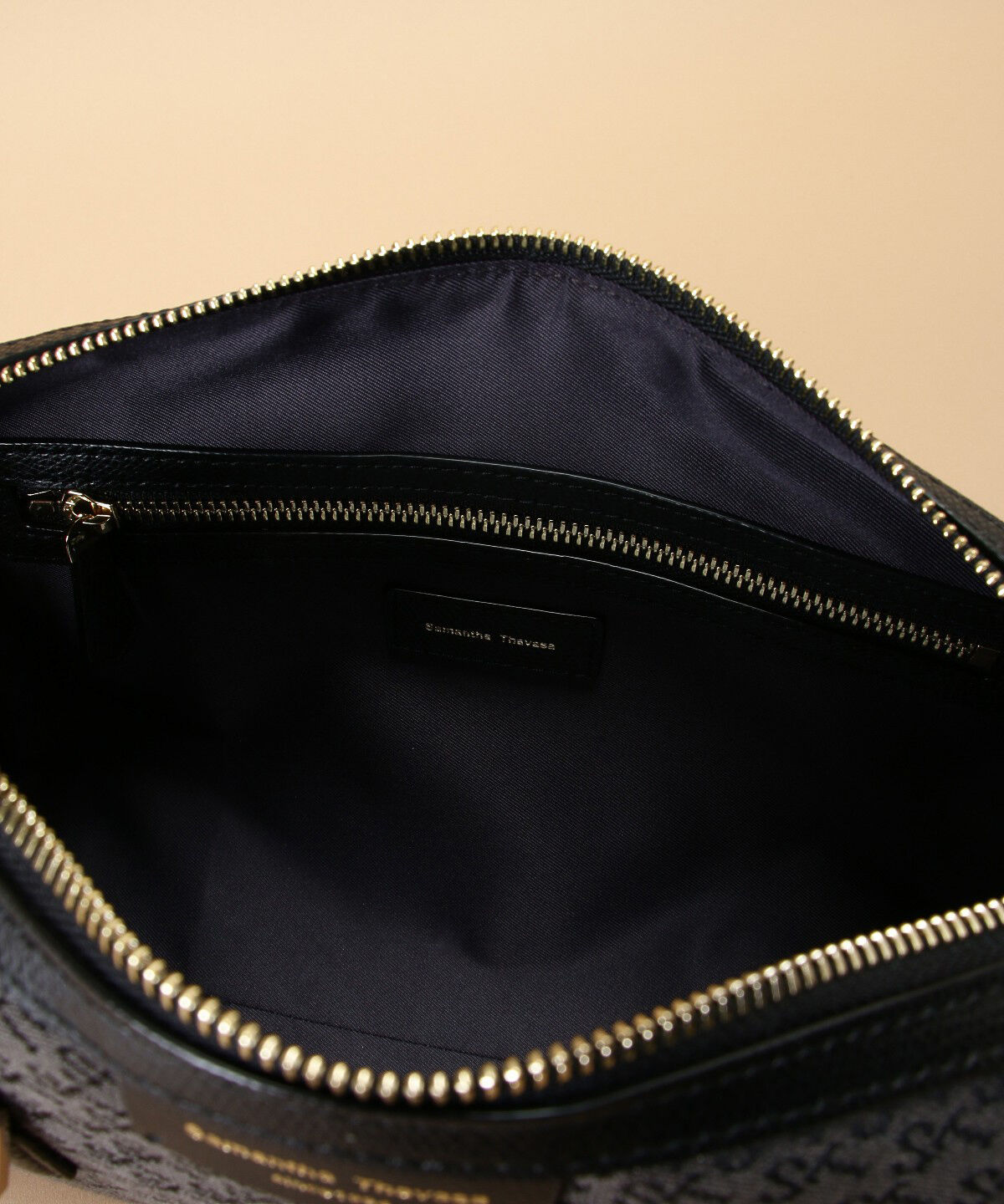 Samantha Thavasa「ST Jacquard ボストン オリゾンタール」|ボストンバッグ|