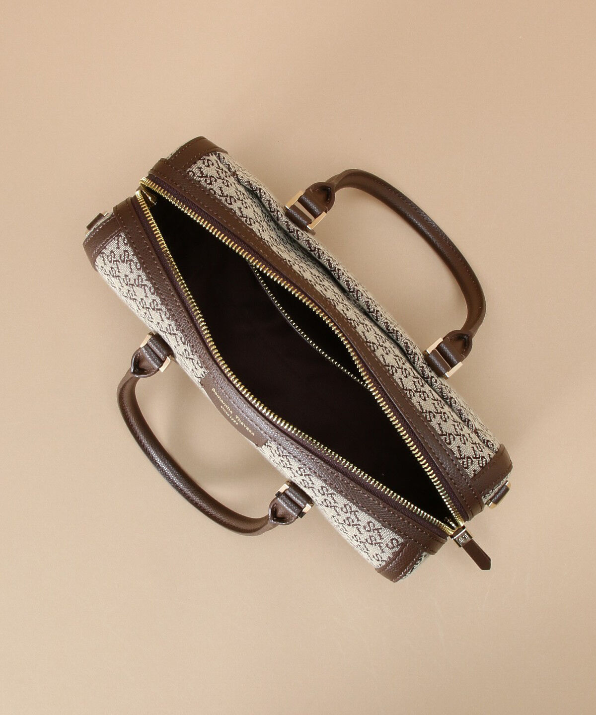 Samantha Thavasa「ST Jacquard ボストン オリゾンタール」|ボストンバッグ|